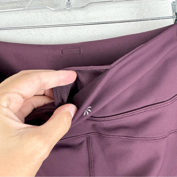 Athleta Rainier Mid Rise Soft Lined Jogger Spiced Cabernet M Athleisure Outdoor - Picture 15 of 16